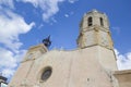 Sitges church in the Barcelona province Royalty Free Stock Photo