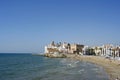 Sitges church view Royalty Free Stock Photo