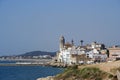 Sitges coast view Royalty Free Stock Photo
