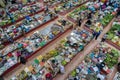 Siti khadijah wet market Royalty Free Stock Photo