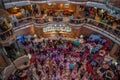 People exercising in the Centrum bar on the Serenade of the Seas Royalty Free Stock Photo