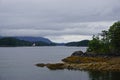 Sitka, Alaska, USA: A small lighthouse on an island