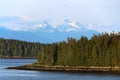 Alaska, small Islands in Sitka Sound, United States Royalty Free Stock Photo