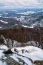 Sitno mountain durig winter