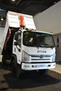 Sitom dumptruck at Manila commercial vehicle show in Pasay, Philippines