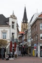 Sittard, Limburg, The Netherlands -- The old market square and local tourists