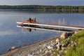 Sittin\' on the Dock of the Bay Royalty Free Stock Photo