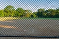 Sitting behind Homeplate looking out towards centerfield viewpoint Royalty Free Stock Photo