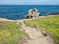 Sitting on a bench, enjoying the view Royalty Free Stock Photo