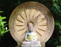 Sitting budda statue Royalty Free Stock Photo