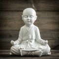 Sitting buddha. Meditation and relaxing concept vintage