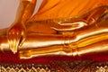 Sitting Buddha statue details, Thailand Royalty Free Stock Photo