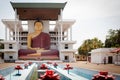 Sitting Buddha statue Royalty Free Stock Photo