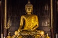 Sitting Buddha at Wat Phan Tao