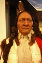 Sitting Bull Wax Figure Royalty Free Stock Photo