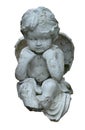 Sitting Cherub Royalty Free Stock Photo