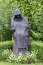 Sitting Cistercian Monk statue