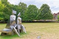 Sitting Couple on Bench Sculpture by Lynn Chadwick