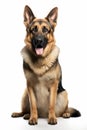 Sitting german Shepard Dog