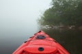 Sitting in Kayak on Cottage Waters