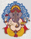 Sitting Lord Ganesha