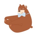 Sitting Male Bear