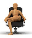 Sitting Relax Royalty Free Stock Photo