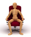 Sitting Relax Royalty Free Stock Photo
