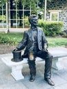 Sitting statue of President Abraham Lincoln