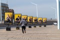 City dressing promoting the Invictus games in The Hague city center