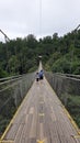 The Situ Gunung Suspension Brigde the longest suspension bridge in Southeast Asia