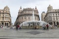 Piazza De Ferrari in Genova Italy