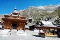 Kamakshi Temple in Chitkul, Kinnaur, Himachal Pradesh, India