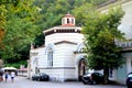 Hotel in BÃÆile Herculane, a spa town in Romanian Banat, in CaraÃâ¢-Severin County Royalty Free Stock Photo