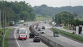 The situation of the Bawen-Salatiga toll road ahead of the year-end holiday, looks congested but smooth