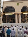 the situation of the Prophet& x27;s mosque at prayer time