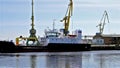 Situational ship Buran. lake Onega in Petrozavodsk
