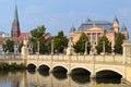 Sityscape of Schwerin, Germany Royalty Free Stock Photo
