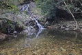 a Siu Chik Sha waterfall at Lohas Park, hk Royalty Free Stock Photo