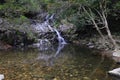 a Siu Chik Sha waterfall at Lohas Park, hk Royalty Free Stock Photo
