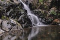a Siu Chik Sha waterfall at Lohas Park, hk Royalty Free Stock Photo