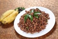 Sivappu karamani sundal, cowpeas chickpea,