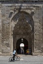 Sivas Buruciye Madrasah Seljuk era was built in 1271. The portal of the madrasa. The stone workma