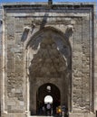 Sivas Buruciye Madrasah Seljuk era was built in 1271. The portal of the madrasa. The stone workma