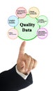 Characteristics of Quality Data Royalty Free Stock Photo