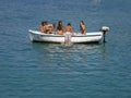 Six children in summer fun Royalty Free Stock Photo