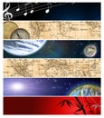 Six different banners 12
