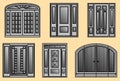 Six different kinds of Door Frames