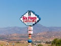 Six Flags Magic Mountain California Entrance Sign Royalty Free Stock Photo