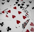 Six of Heart Playing Card, Playing Card Background